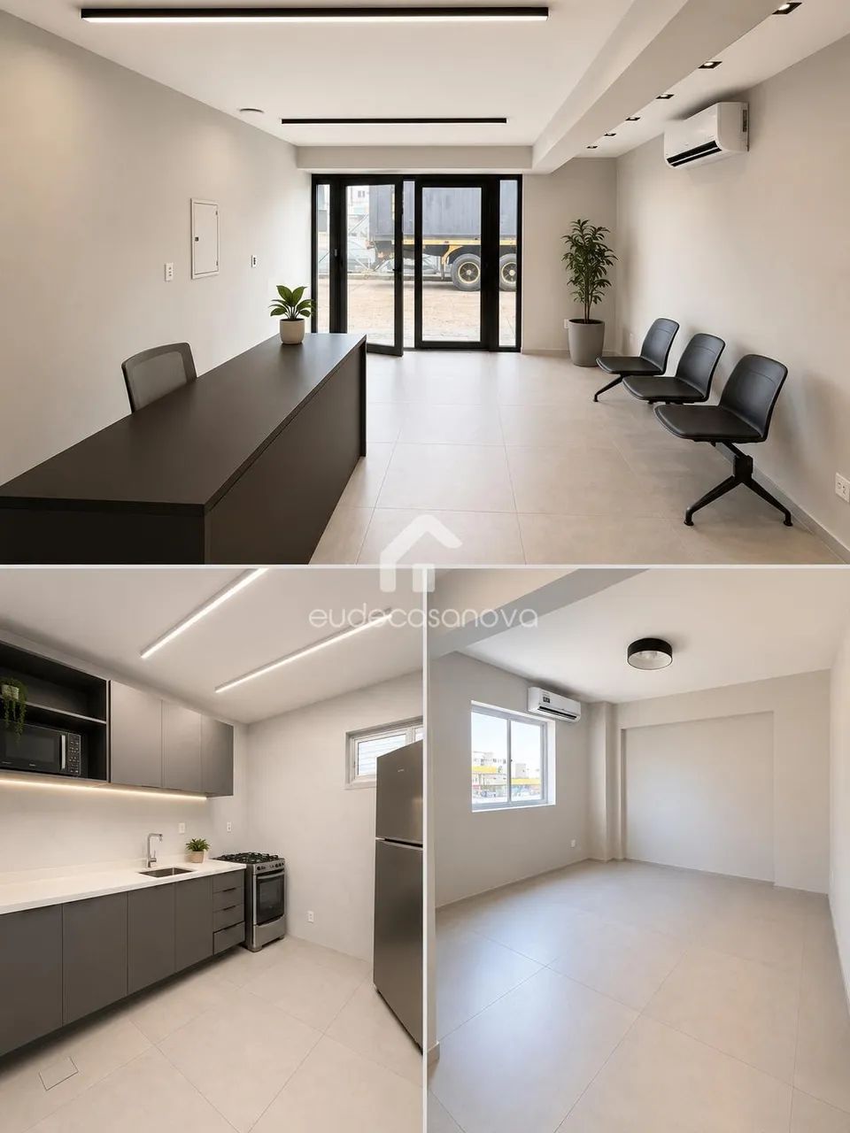 Sala Comercial, Climatizada, Recepção, Copa, Nova e Moderna