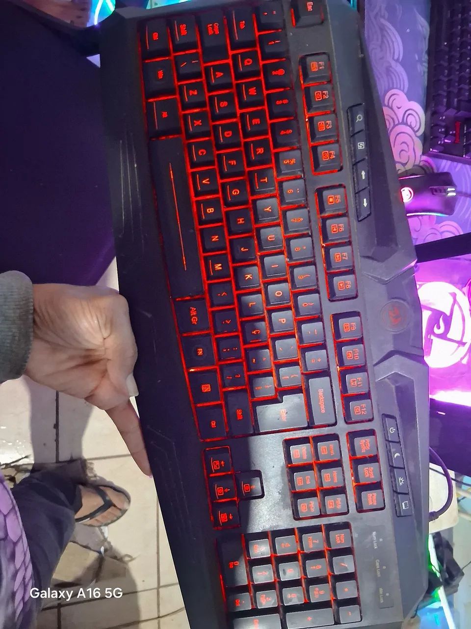Teclado redragon rgb
