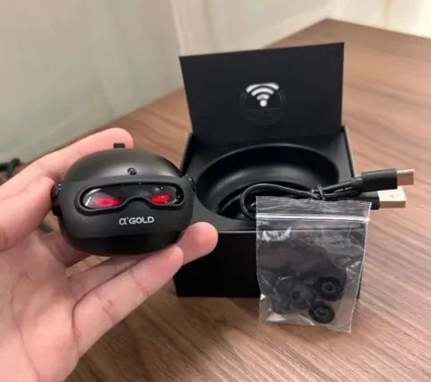 Fone De Ouvido Gamer Tws Fn-B48 Bluetooth 5.4 Tipo-c Preto - AGOLD - Foto 2