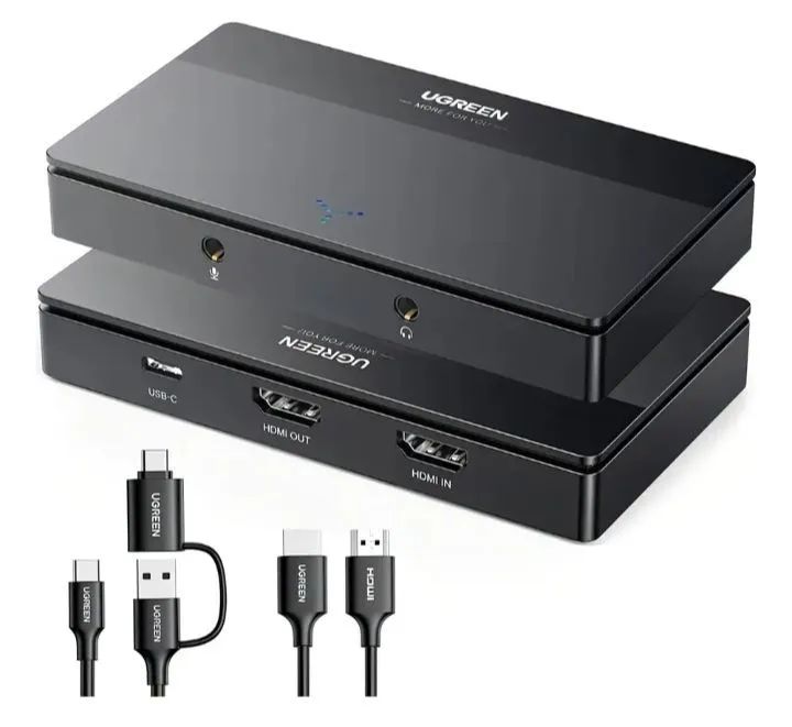 Placa de Captura Ugreen CM630.<br>HDMI - USB-C - 1080p60