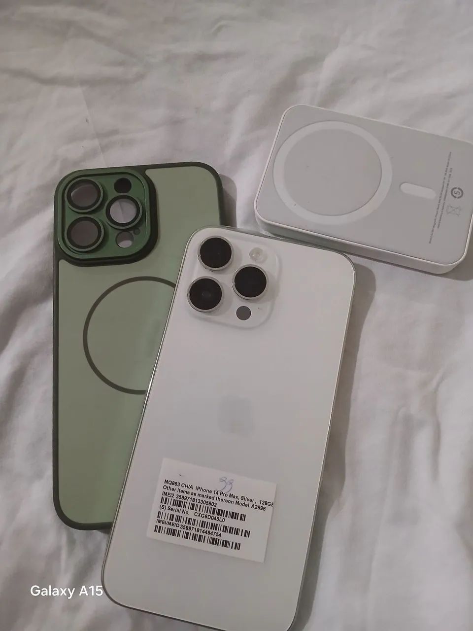 IPhone 14 pro max 1 mês de uso bateria 100'/.