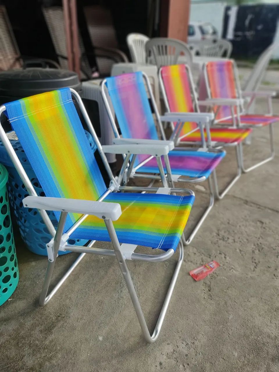 Cadeira de Praia Alumínio (Promoção)