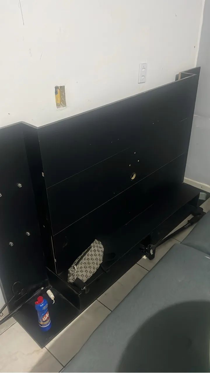 Painel de TV, com suporte de vidro  - Foto 2