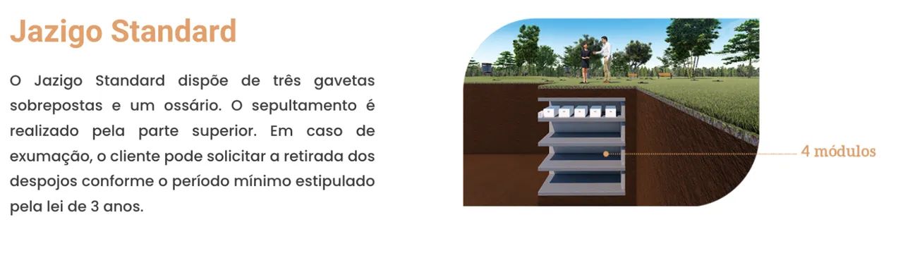 Jazigo no Cemitério Parque da Cantareira - 4 módulos - Foto 3