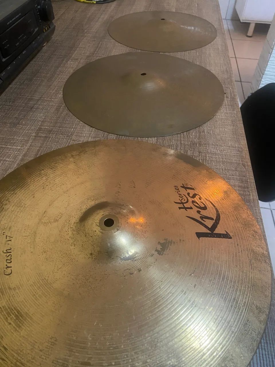 Bateria RMV Crossroad + Pratos + Pedal Duplo - Foto 5