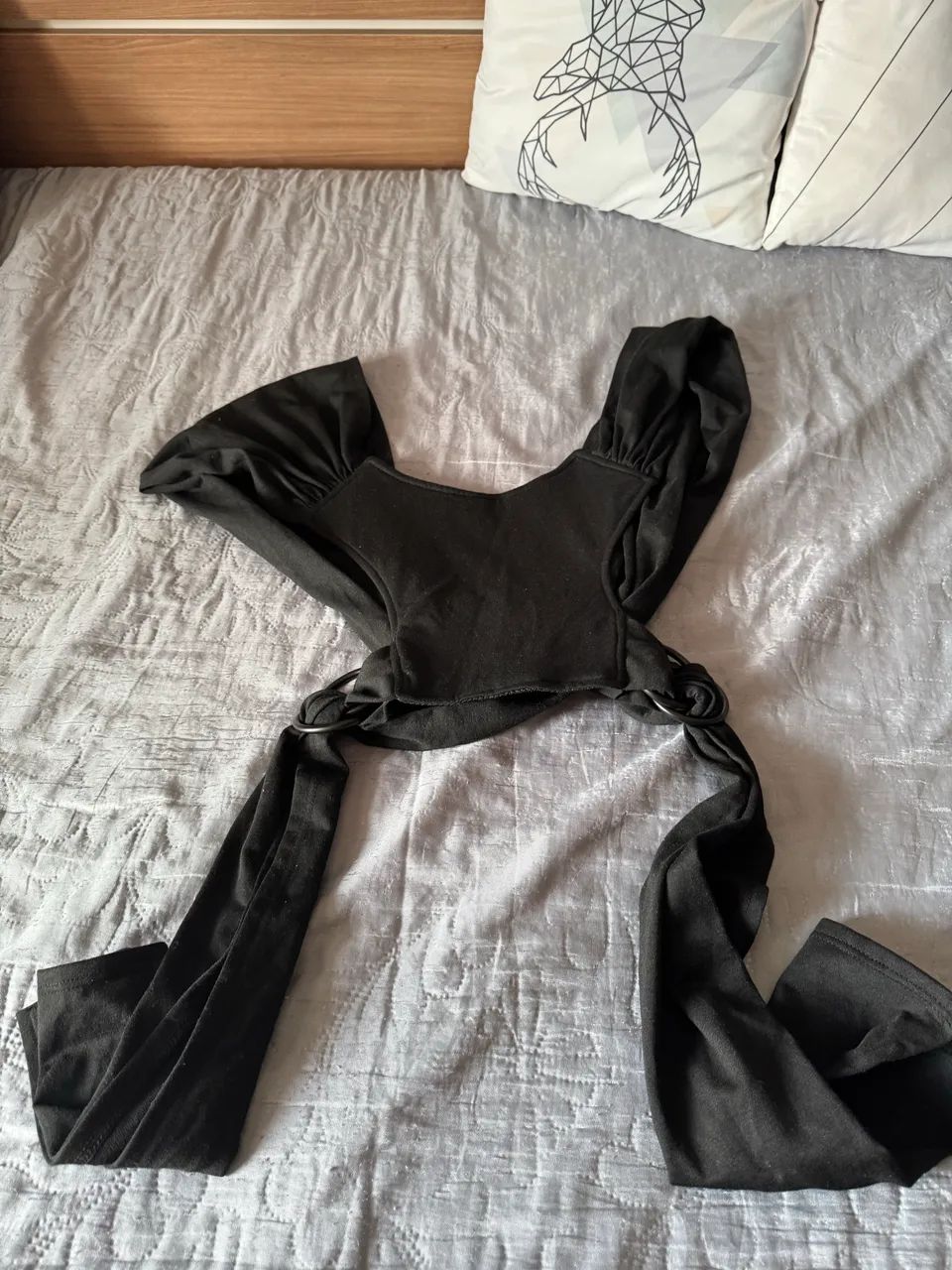 Sling wrap MOMCOZY preto- IMPORTADO  - Foto 3