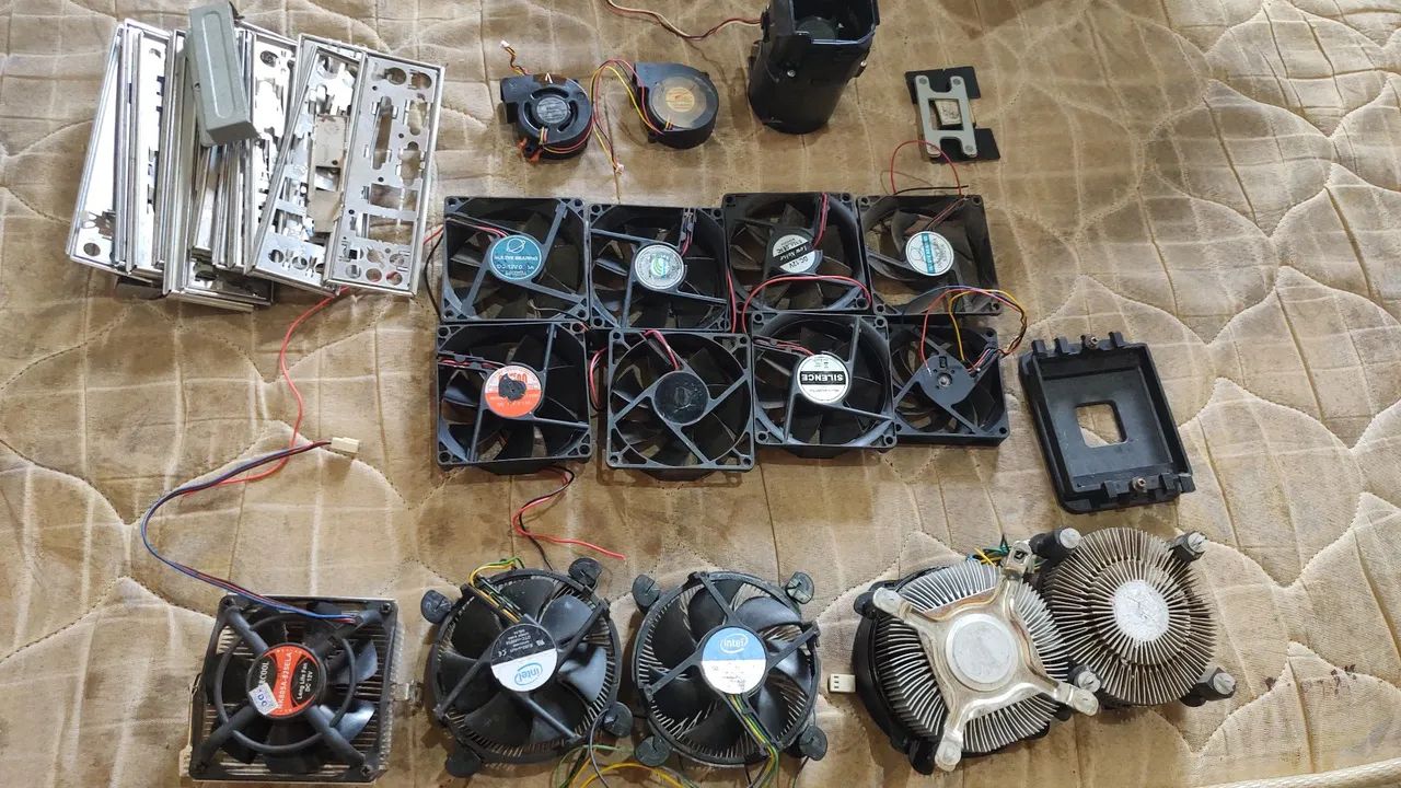 Coolers e ventoinhas, espelhos deplqca mãe de computador  - Foto 5