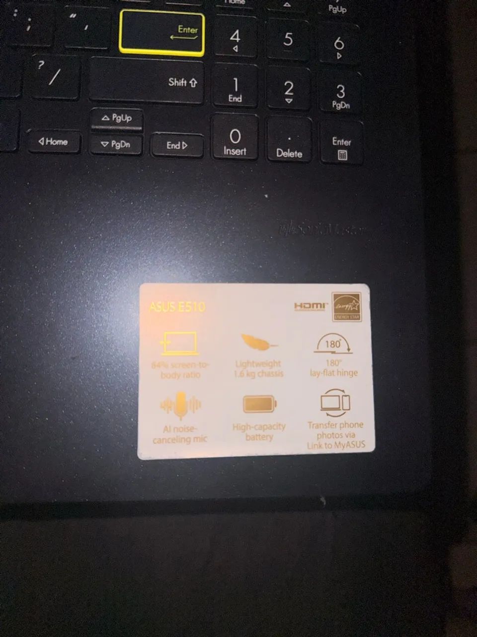 Notebook ASUS estado de novo, na caixa, SSD  - Foto 2