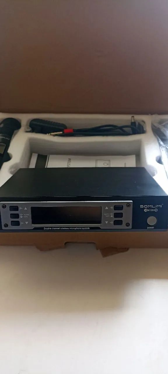 Microfone sem fio Duplo SOMLIMI - Foto 4