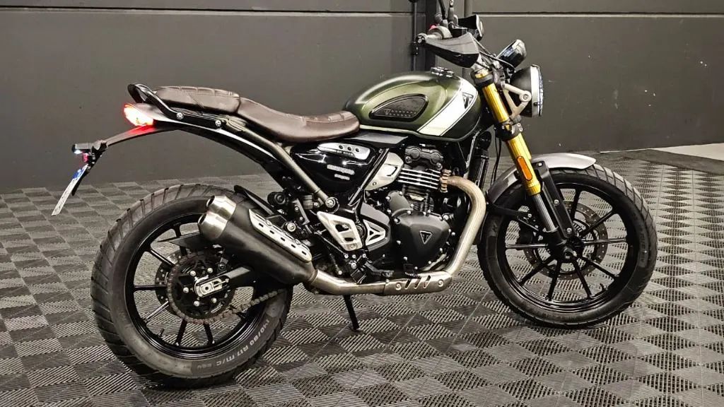 Triumph Scrambler 400X 2025 Verde  - Foto 4