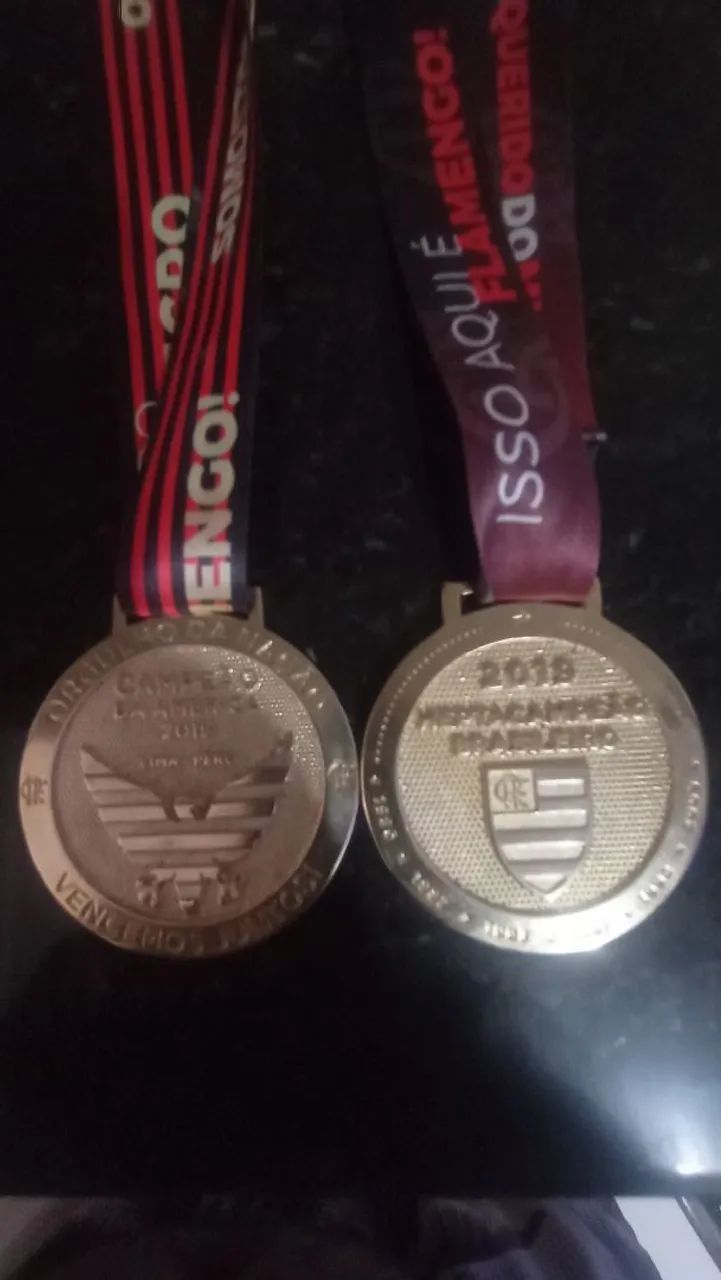 Medalhas do flamengo 100 reais 