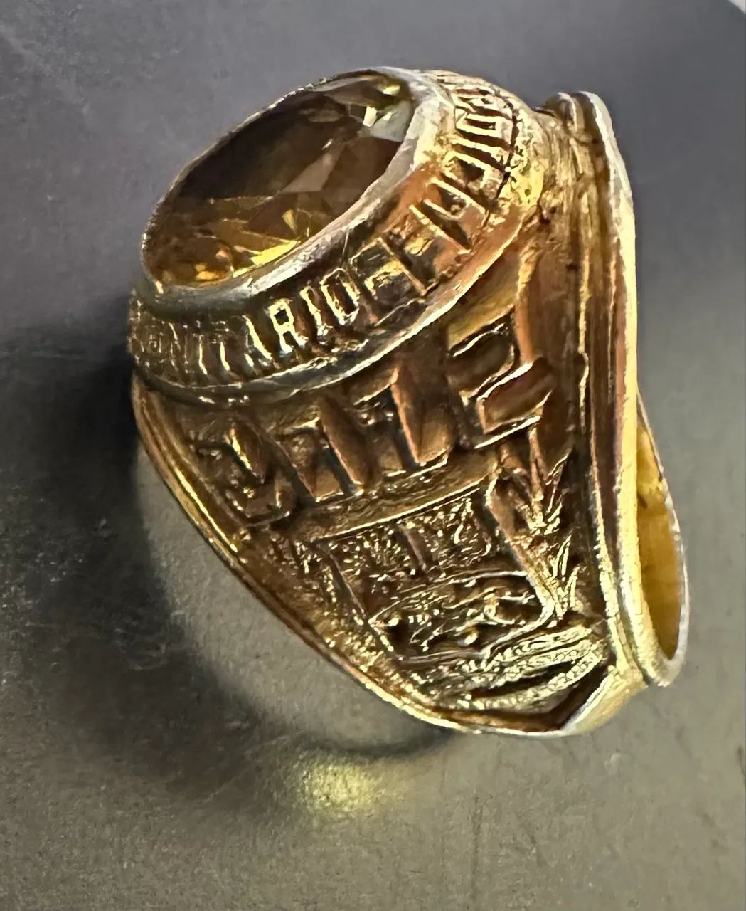 Anel de prata banho en oura  - Foto 4