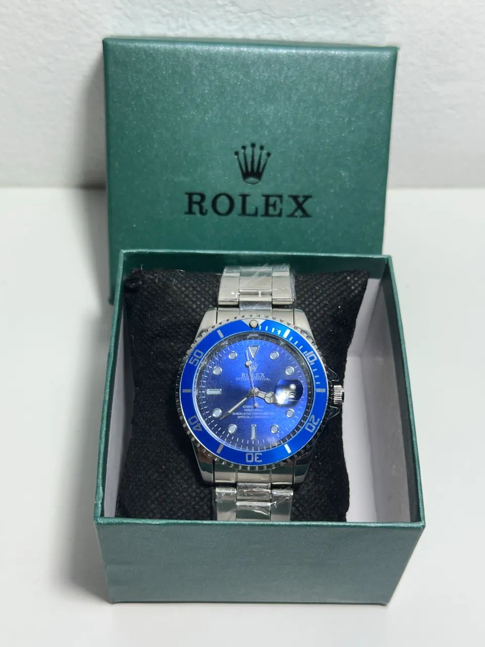 Relógio Masculino na cor Azul Lindo - Foto 2