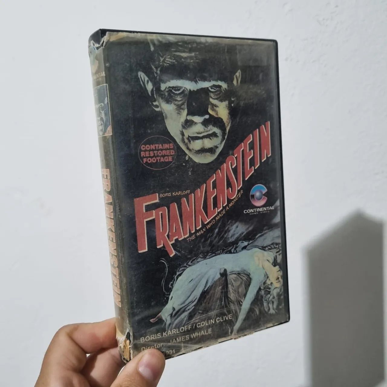 Frankenstein Vhs Legendado Continental Video