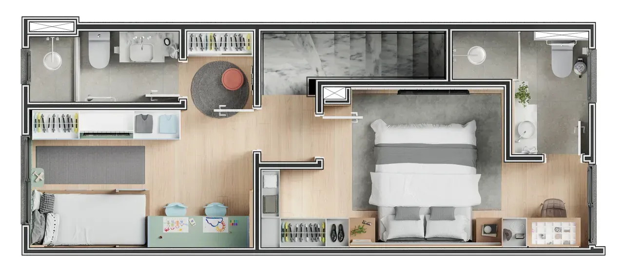 PLANTA 99m²