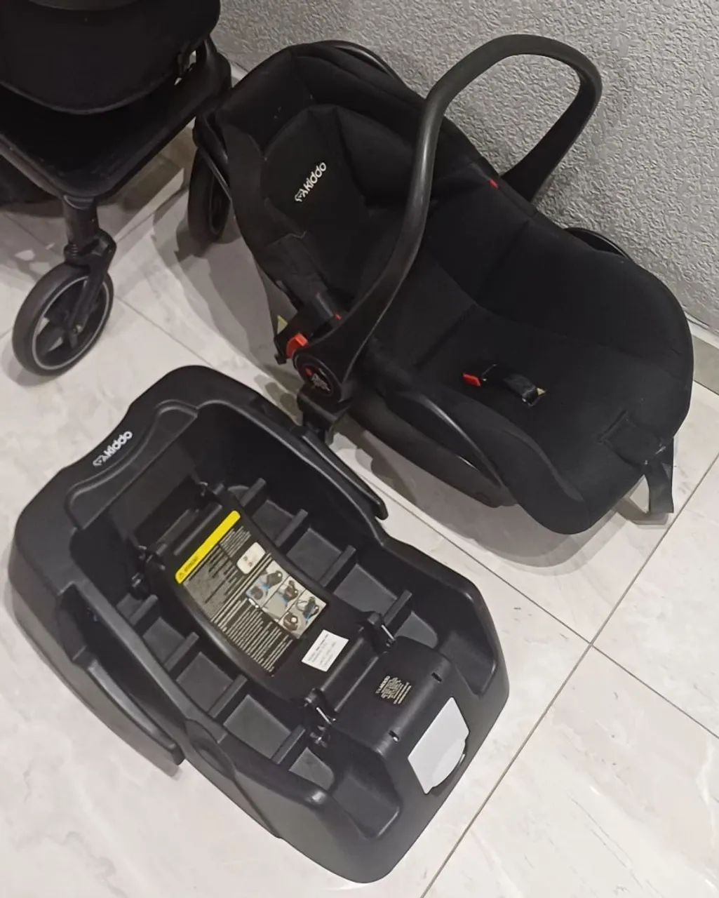 Bebê conforto Kiddo Casulo com Base - Foto 2
