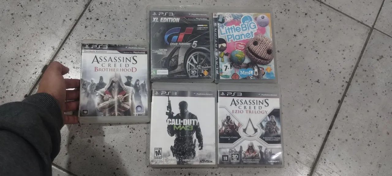 5 jogos ps3