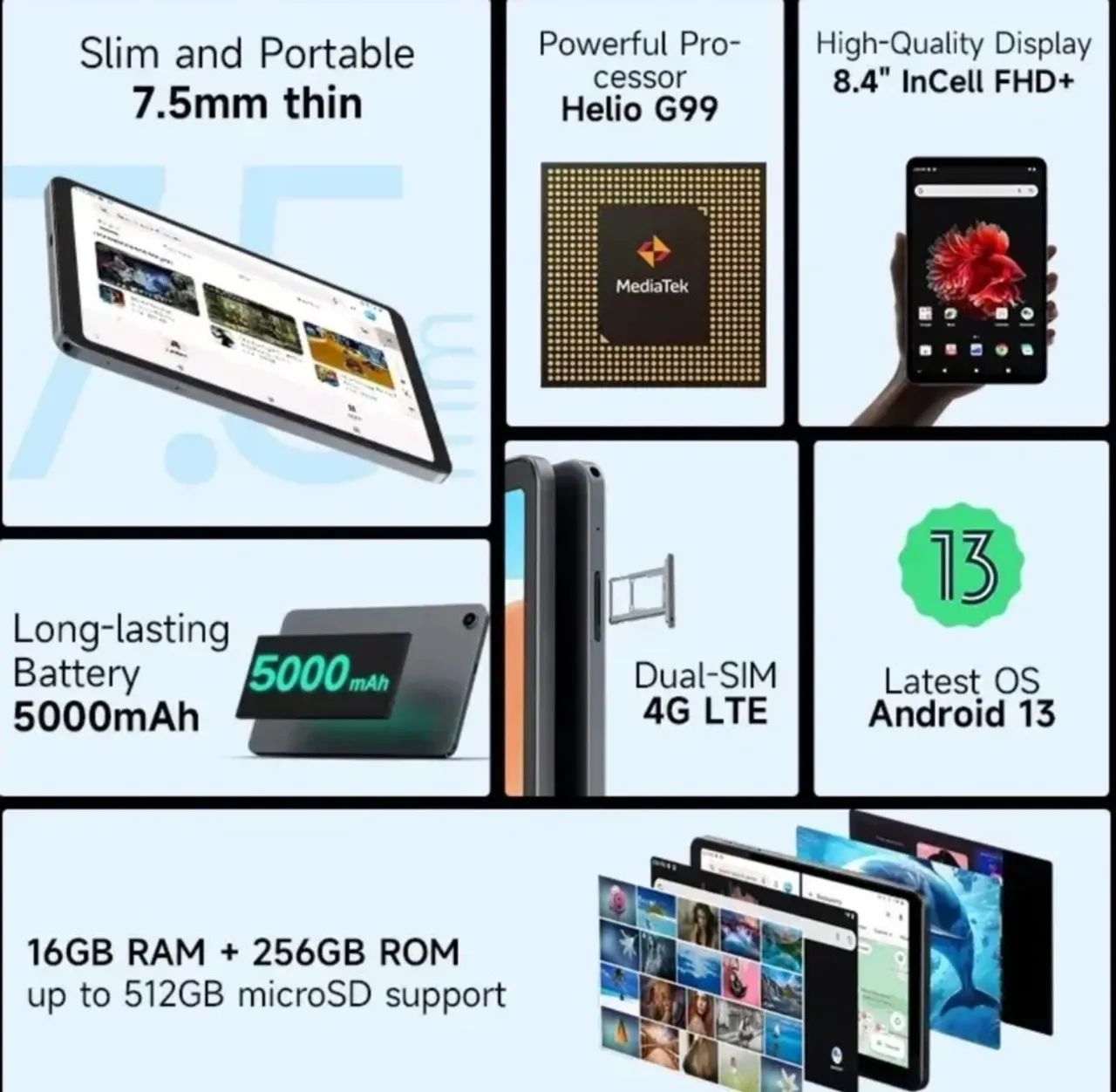 TABLET ALLDOCUBE iPlay 50 Mini - 256GB / 8GB RAM - Foto 2