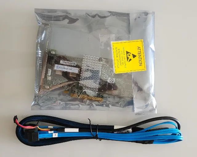 Controladora Raid IBM Server raid M5015 SAS/SATA 46M0851 + 1 Cabo 4 vias sata - Foto 4