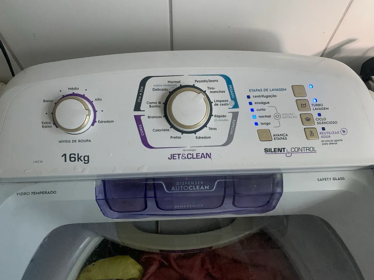 Máquina de lavar 16 kilos 