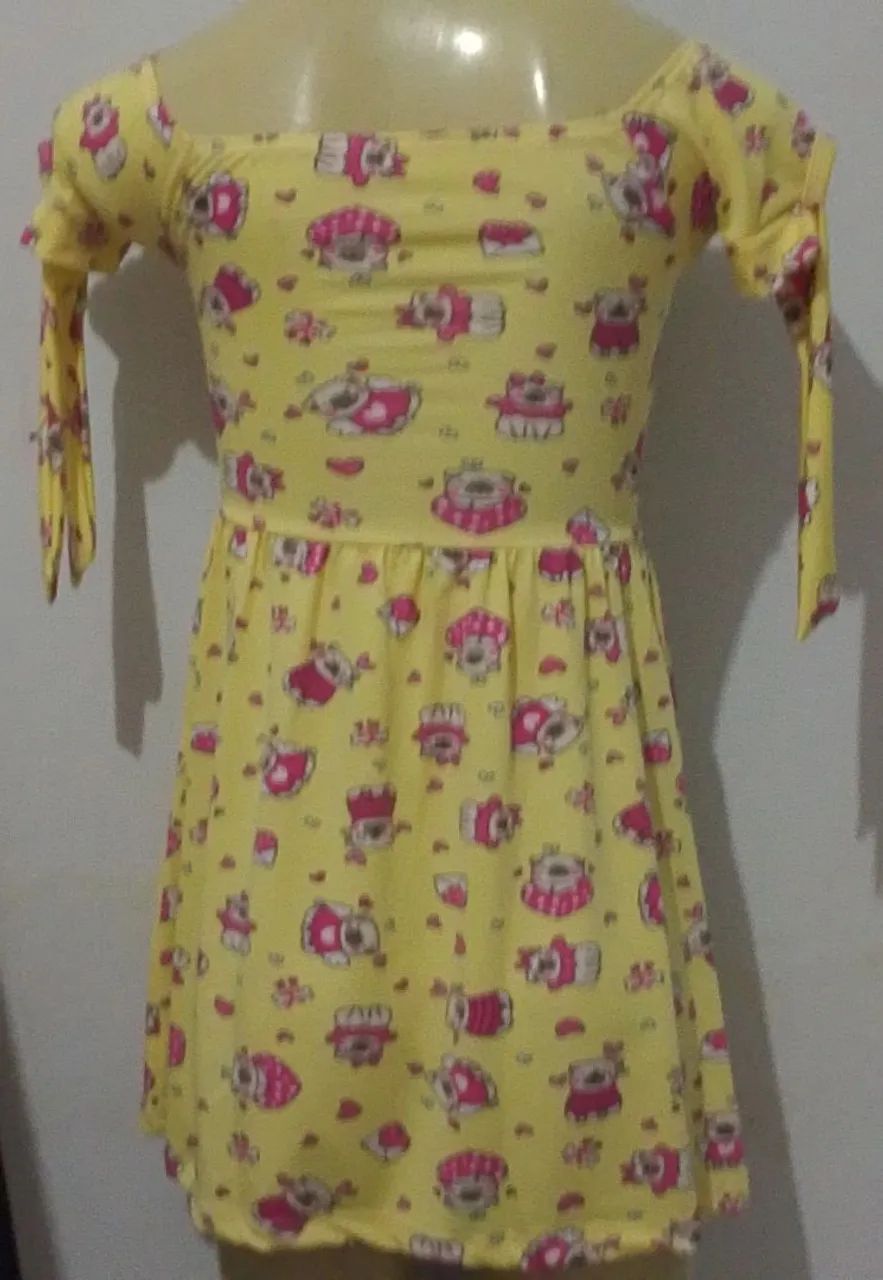Vestido infantil estampado  - Foto 2