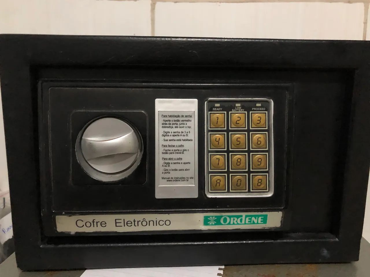 Cofre eletrônico com chave - Foto 2
