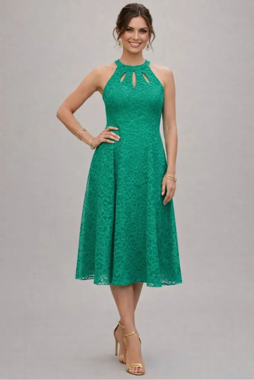 Vestido Verde De Festa 