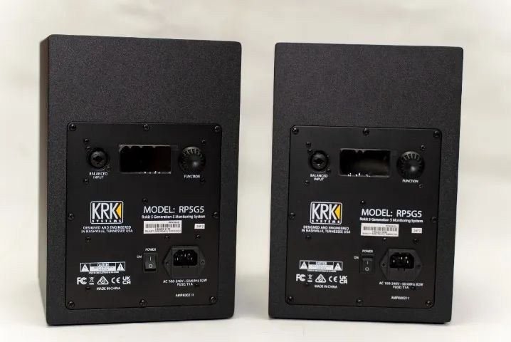 Monitor De Audio KRK Rokit 5 G5 Rp5 Preto 110v Par Preto