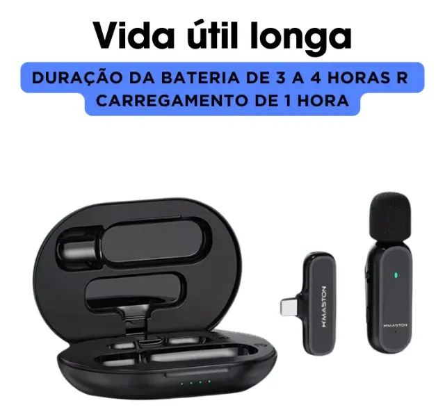 HMaston MK05 Microfone Sem Fio Lightning p/ iPhone 5  - Foto 4