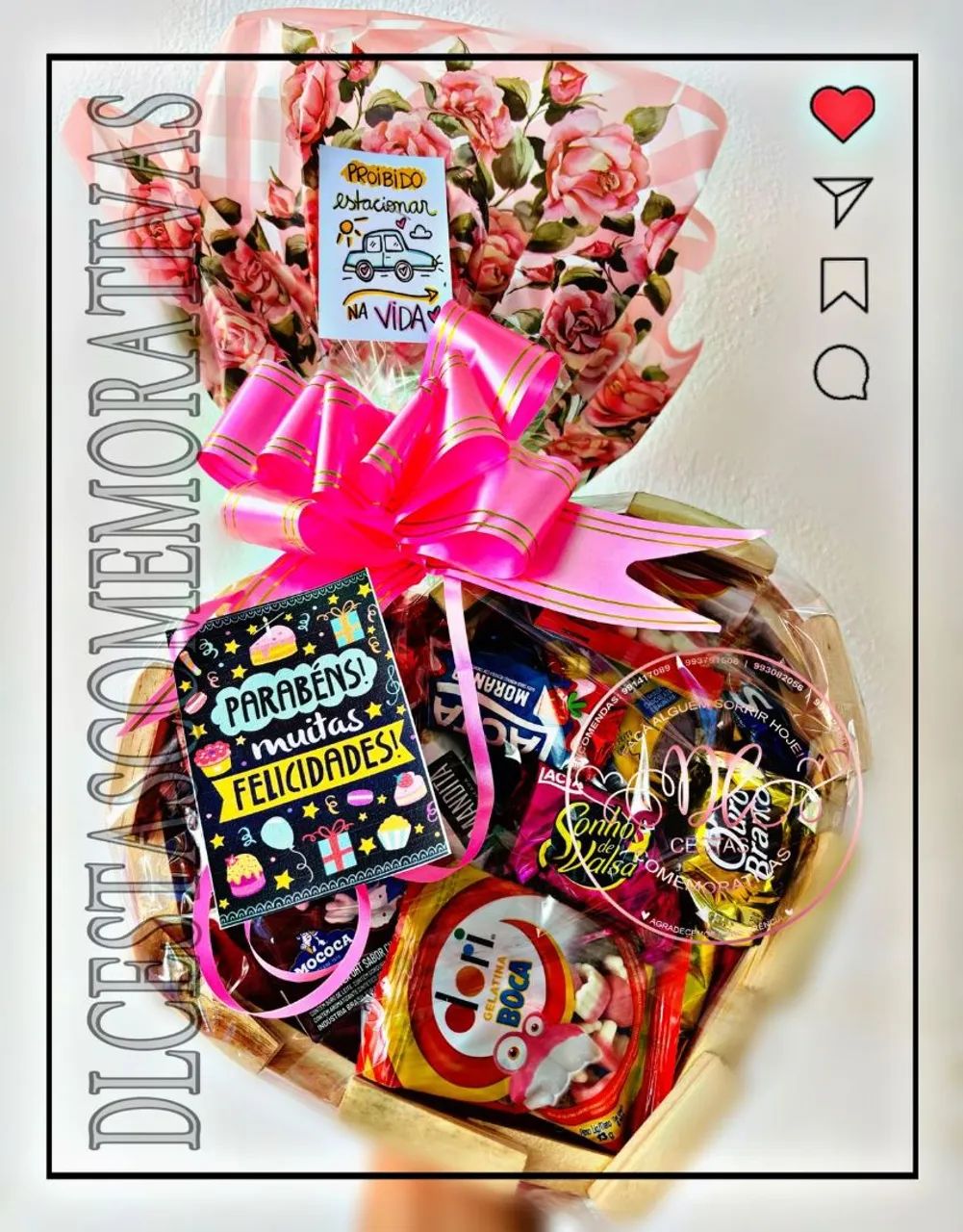 Cestas de chocolate - presente especial