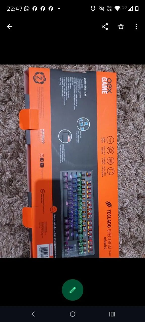 Teclado para PC Gamer - Foto 2