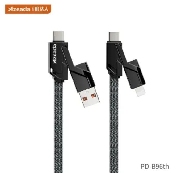 Cabo 4 em 1 Usb C lighting usb 2mt novo