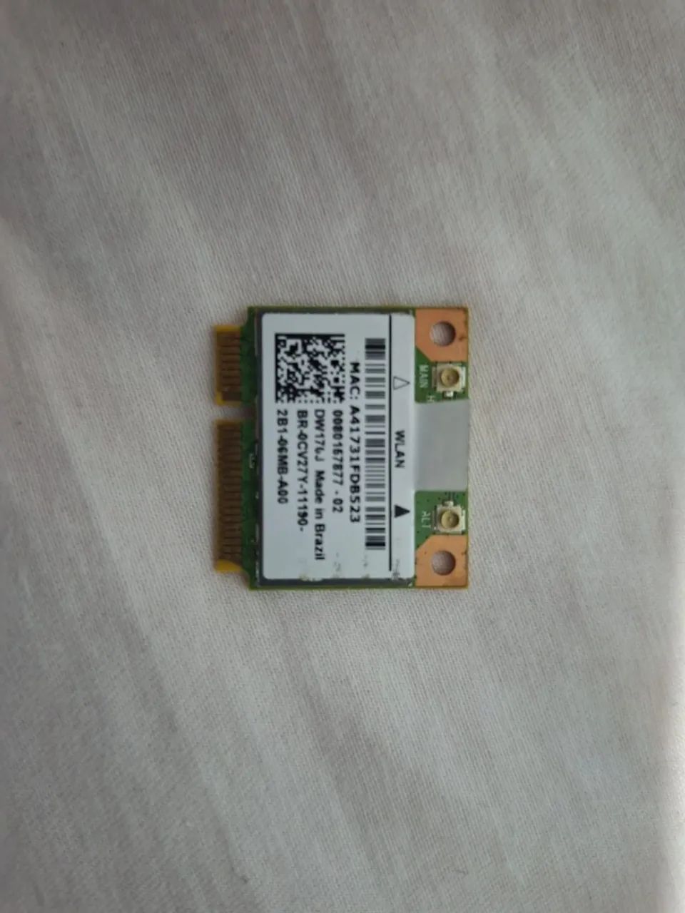 Placa combo de rede (Wi-Fi e Bluetooth) -Leia a descrição)-
