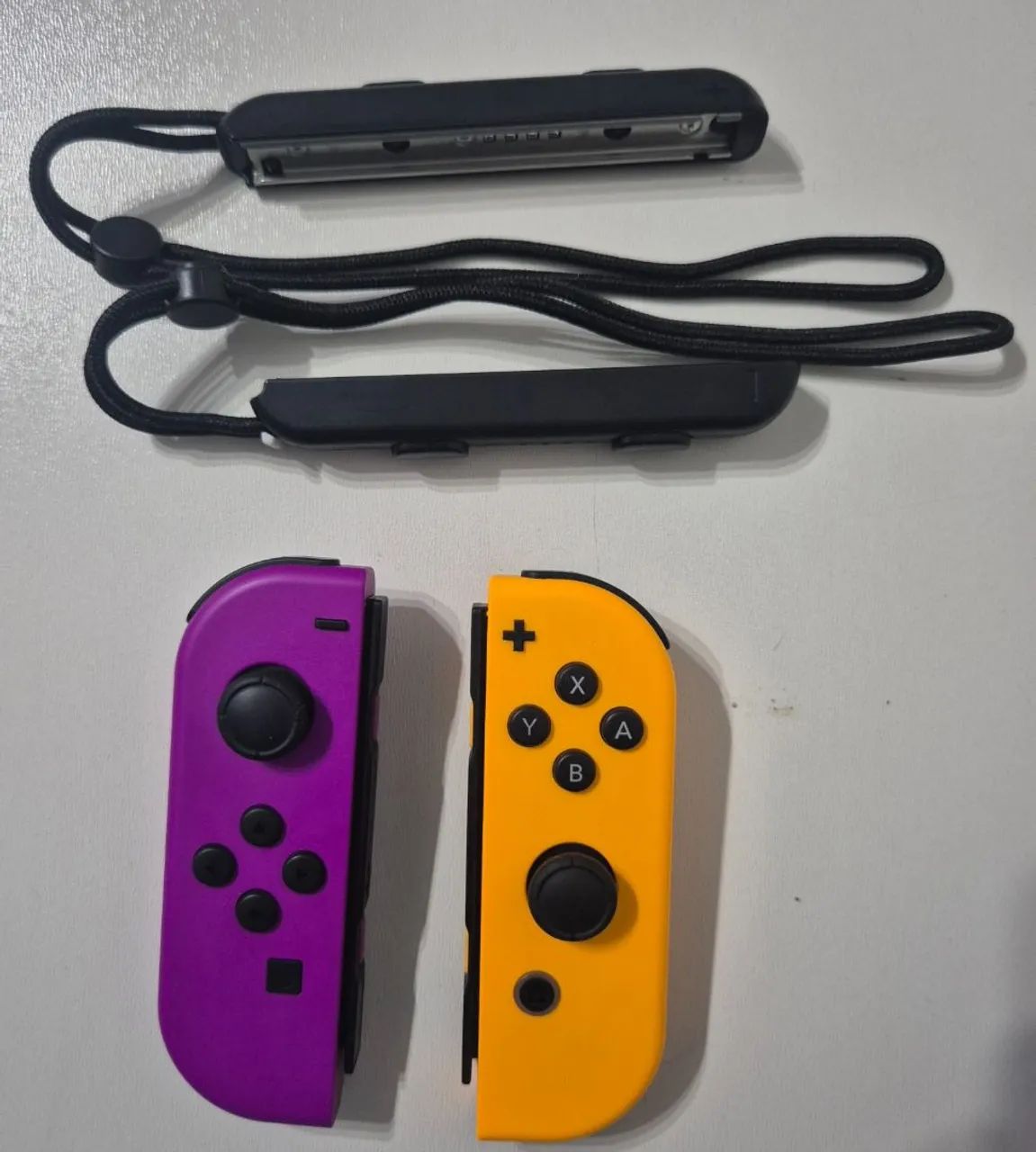 Controle Joy-Cons Roxo e Laranja original seminovo Nintendo Switch  - Foto 5