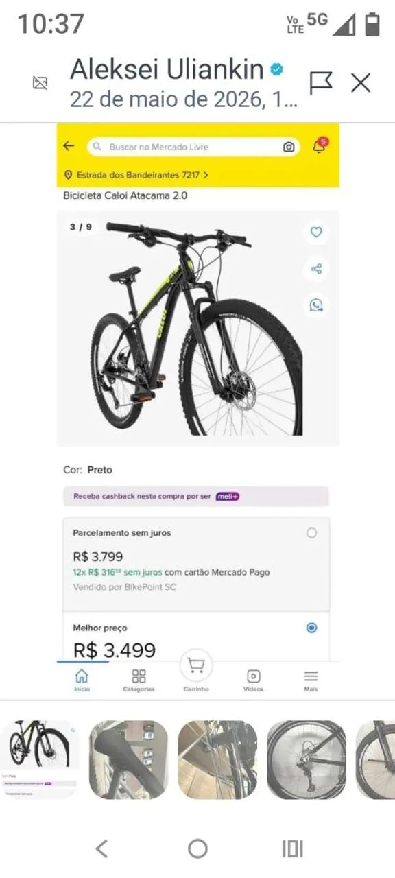 Bicicleta Caloi  - Foto 5