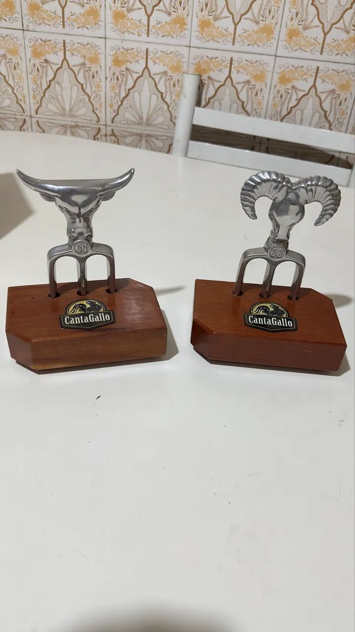 2 Kits Mini Tridentes CantaGallo com Base novo e sem uso