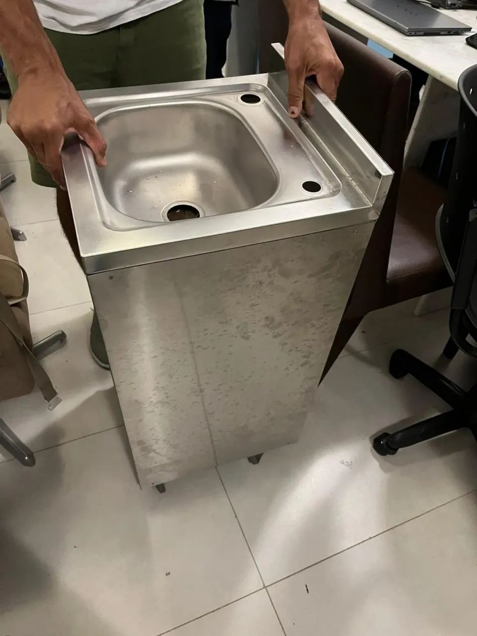 Pia de inox portátil  - Foto 5