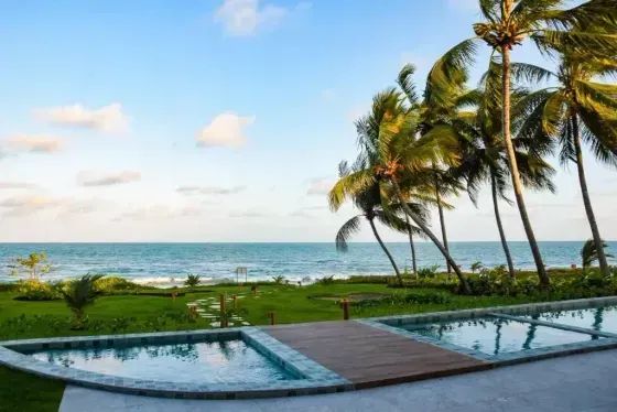 TAMANDARÉ - FLAT COM 35m² num condomínio pé na areia - Foto 5