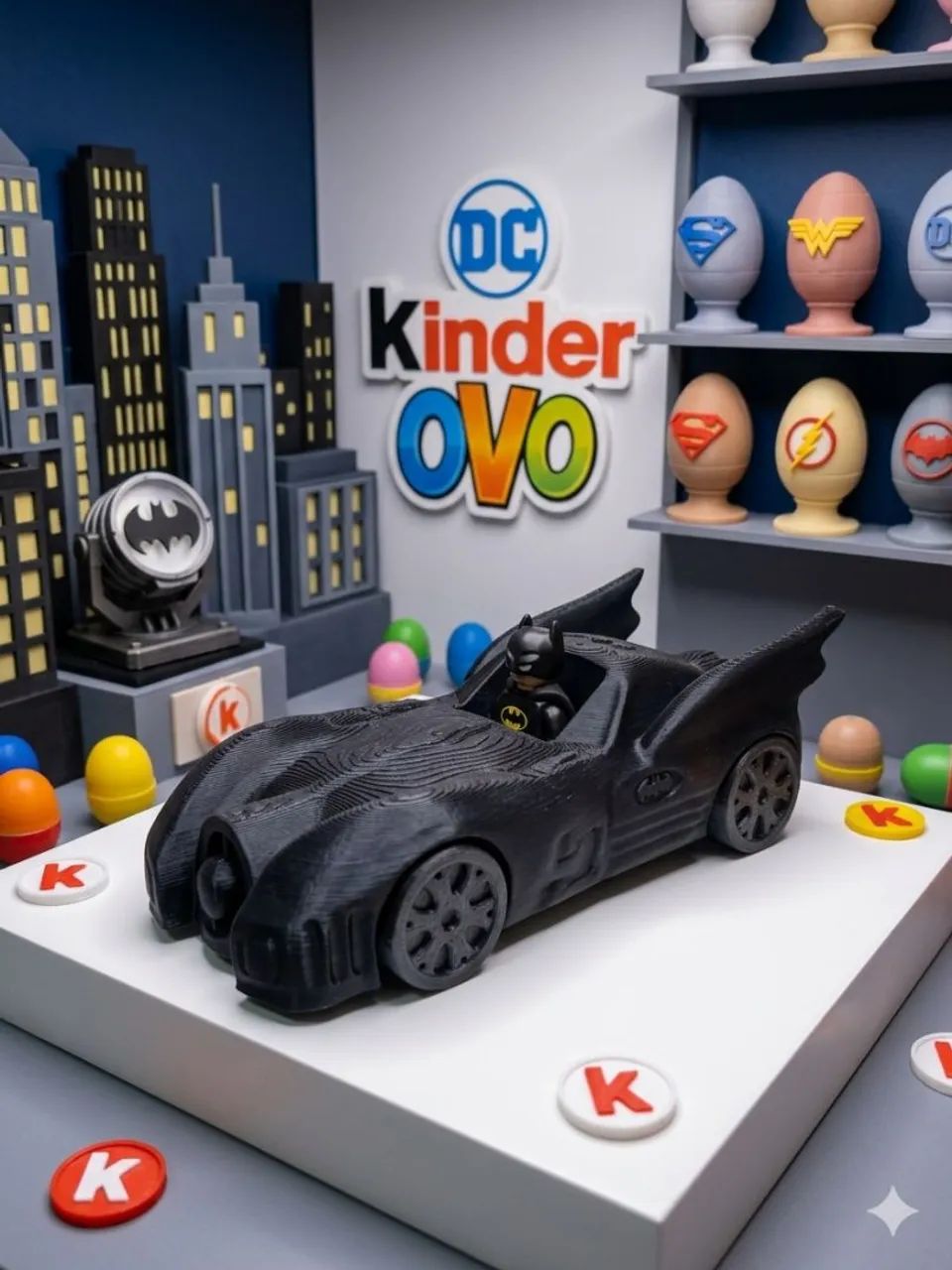 Batmóvel Kinder ovo dc