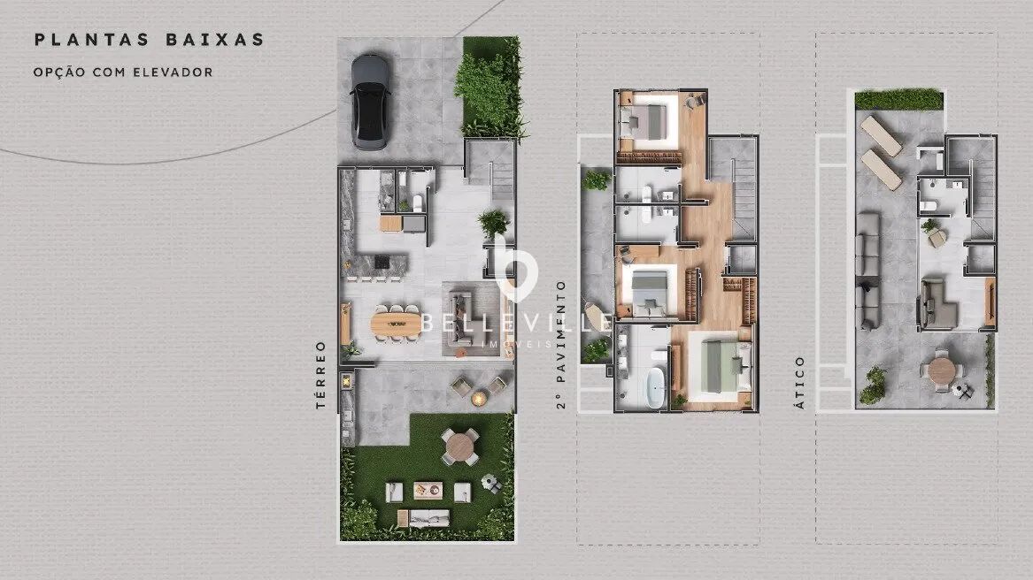 CASAS COM 3 SUÍTES EM CONDOMÍNIO NO CAMPO COMPRIDO - Foto 11