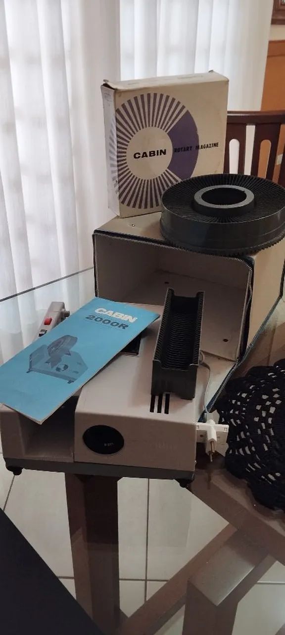 Projetor cabine 2000 relíquia com manual