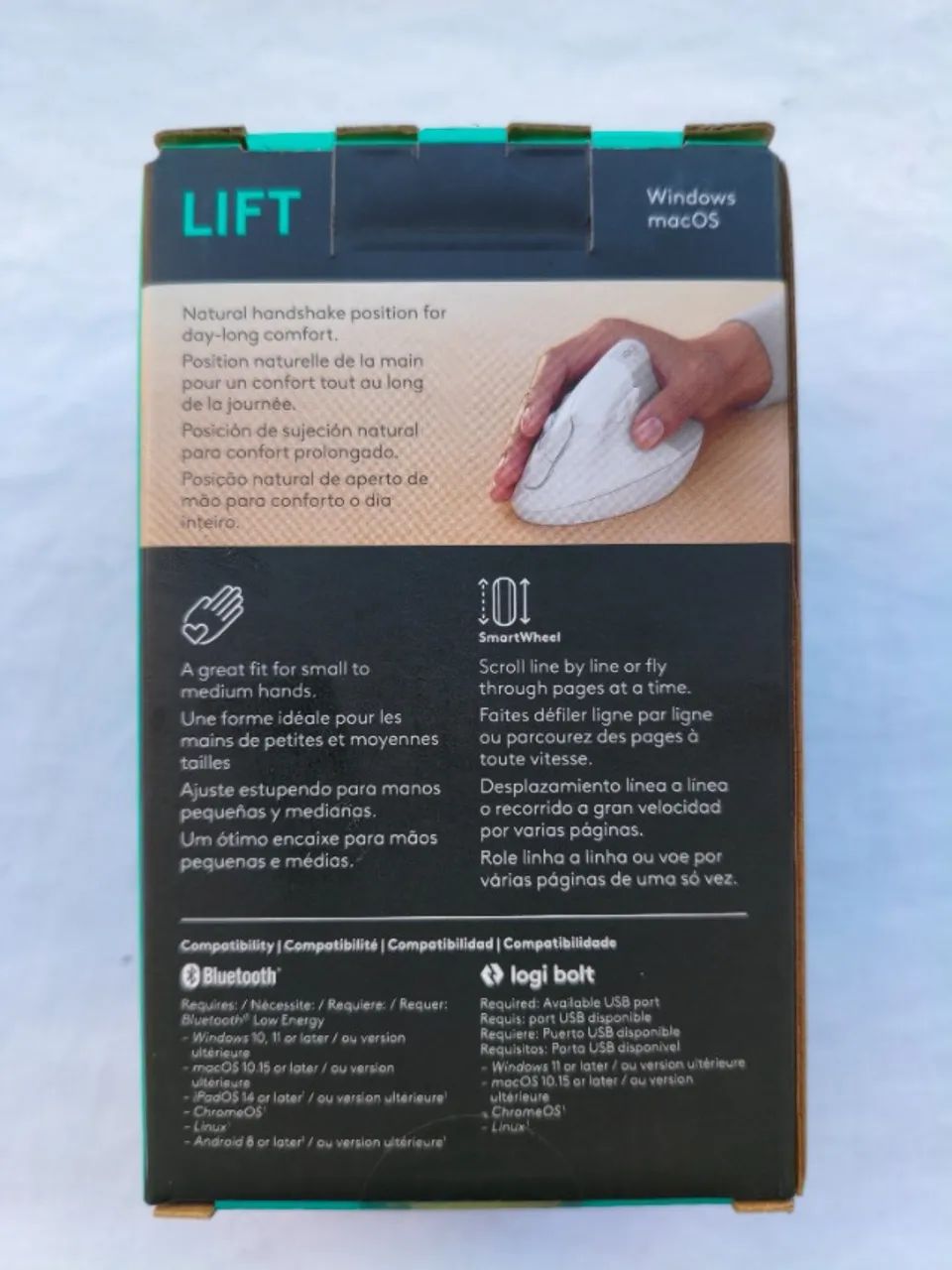 (NOVO) Mouse Sem Fio Logitech Lift Vertical - Foto 3