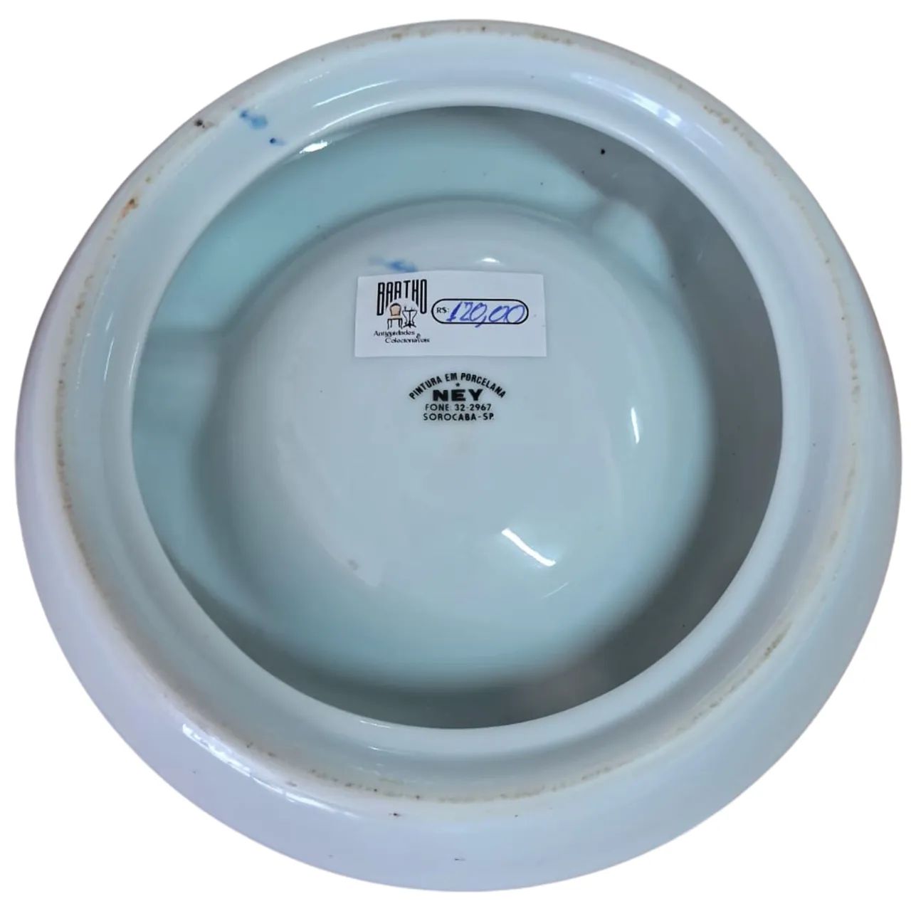 Cinzeiro em porcelana pintado a mão  - Foto 3