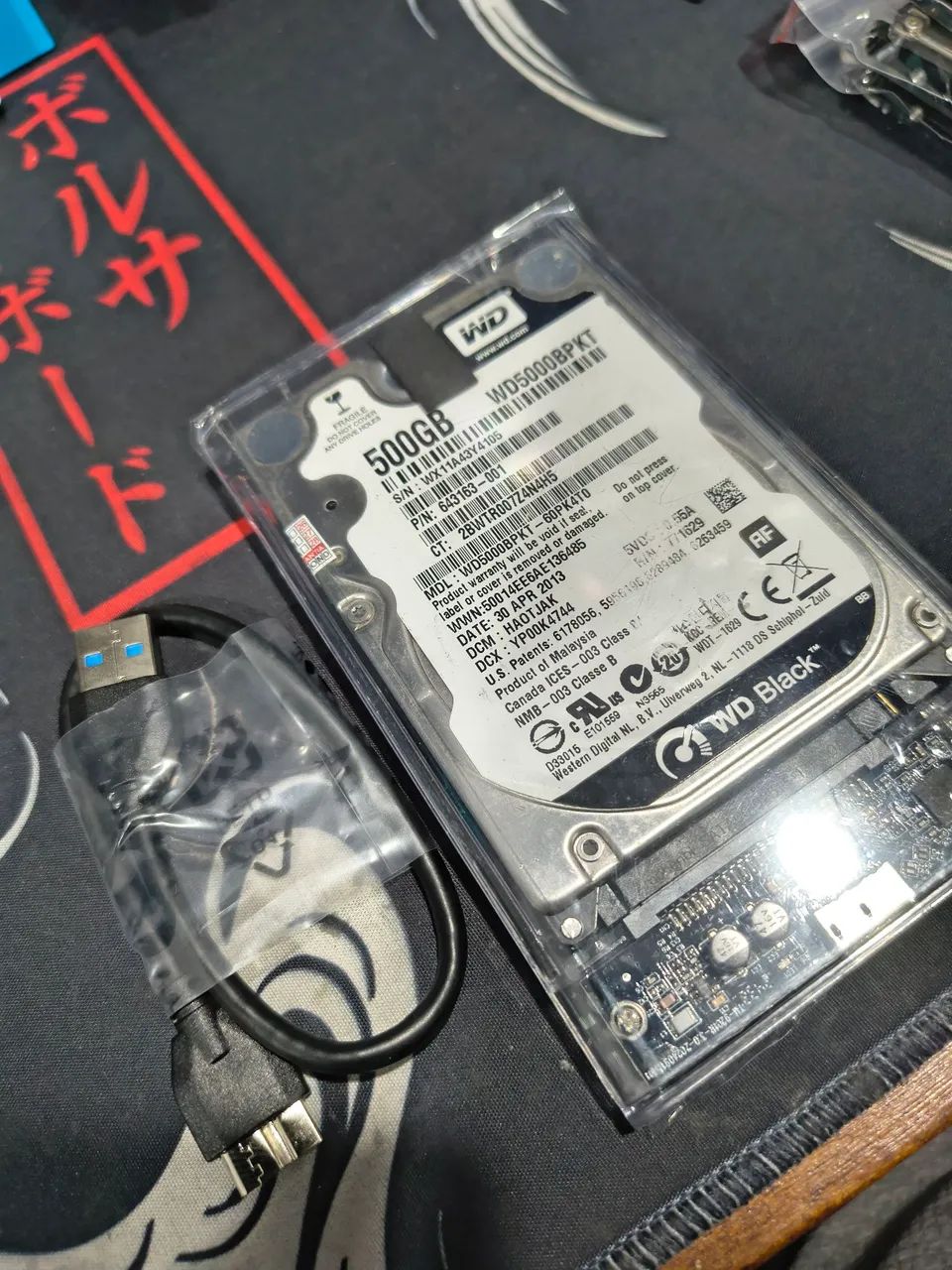 HD externo 500gb WD black