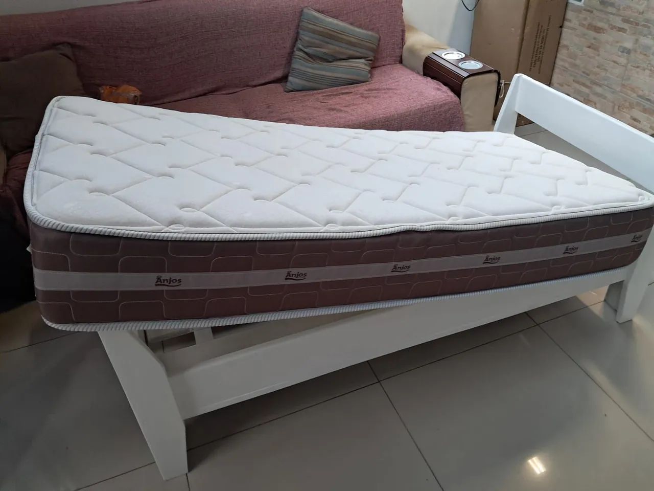 Torrando...Minicama com colchão de molas ensacadas praticamente novos! - Foto 5