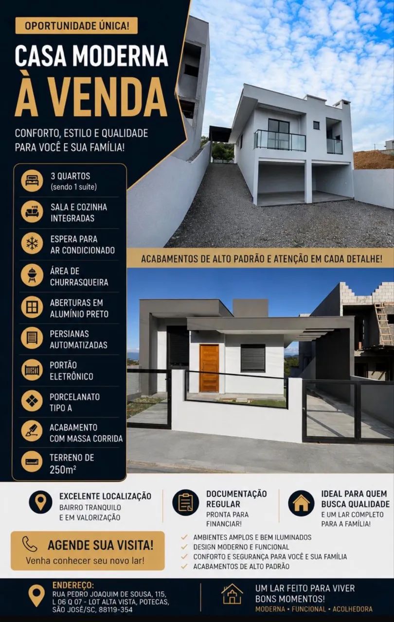 Casa Nova de Alto Padrão 