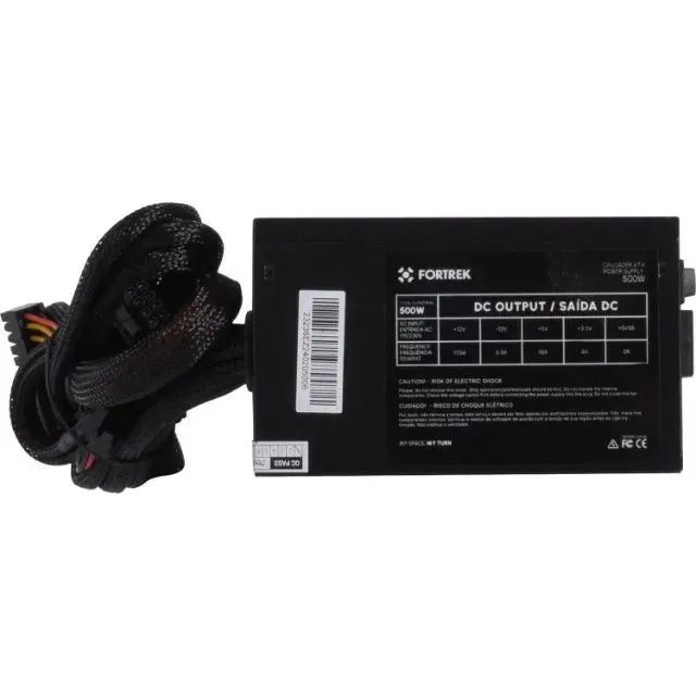 Fonte Gamer ATX 500W Crusader Preta Fortrek - Foto 4