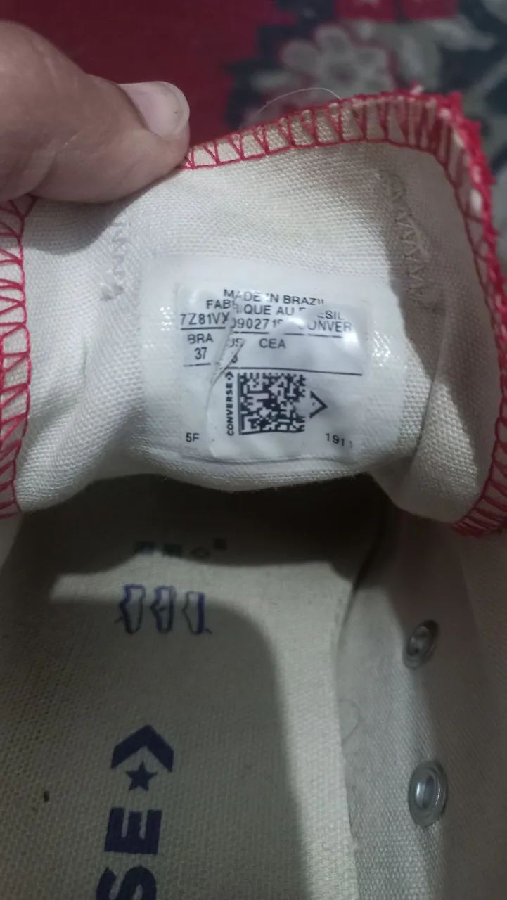 Converse All-Star plataforma vermelho TAM 37 - Foto 4