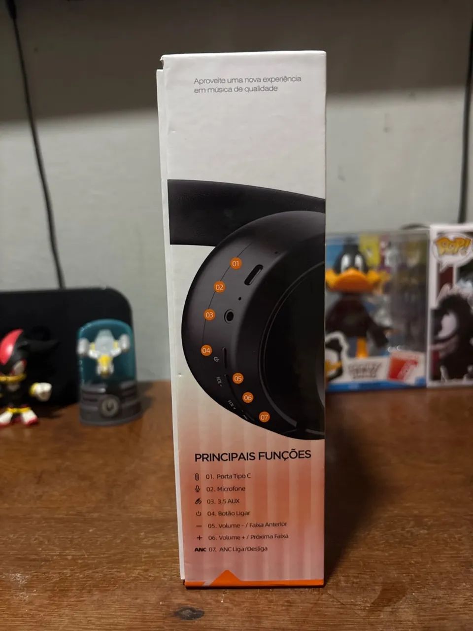 Headphone Basike com cancelamento de ruído  - Foto 3