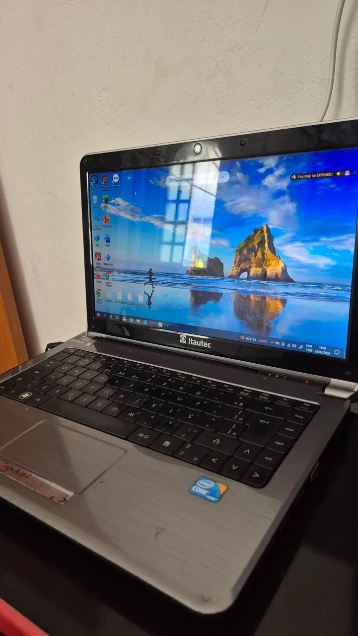 Notebook Itautec i3 + SSD 120 GB + mouse - Foto 4